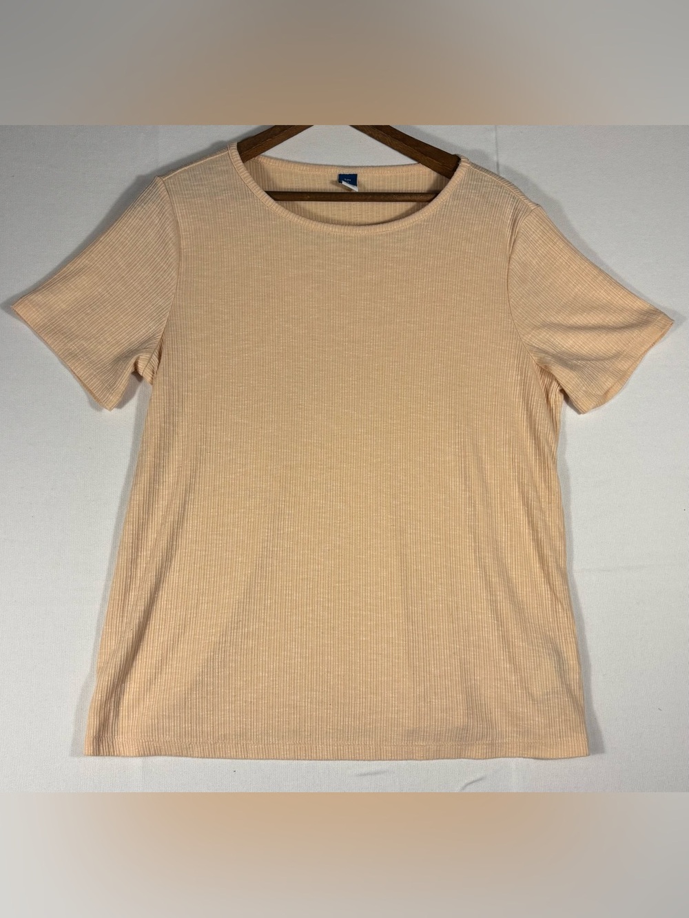 Old Navy Women’s Small Short Sleeve Ribbed Tee in Cream